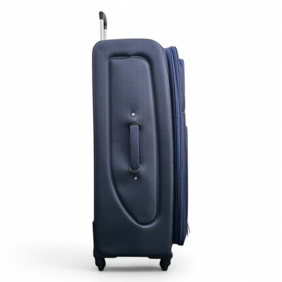 Soft Shell Lightweight Nylon Extra Large 4 Wheels Travel Suitcase - Image 5