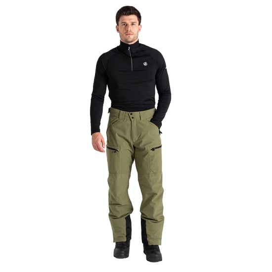 Dare 2B Mens Baseplate II Ski Trousers (Olivine Green) - Image 4