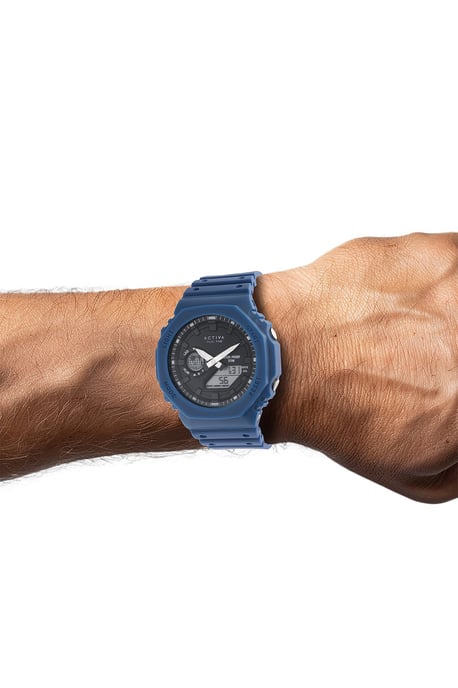 Activa X Invicta DIGITAL ESSENTIALS ACW423-003 Heren Horloge - Quartz Uurwerk - Plastic met zwarte Wijzerplaat - 45mm - Image 4