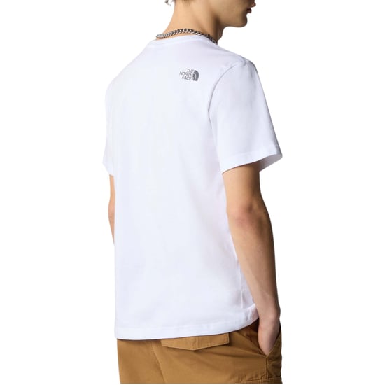 The North Face Mens T Shirts SS Mountain Line Tee Cotton Summer Crew Neck Tops - Image 2