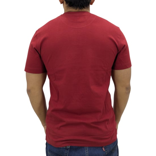 True Religion 108035 Mens Dotted Print T Shirts Crew Neck Half Sleeve Cotton Top - Image 2