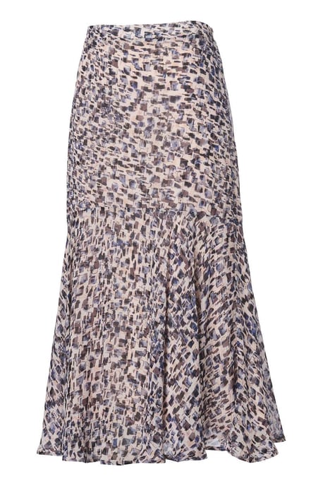 Cassie Print Rok Pink/kobalt - Image 4