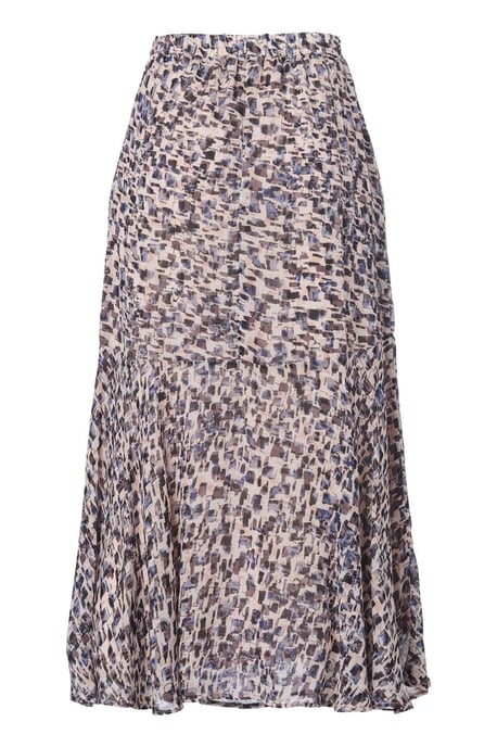 Cassie Print Rok Pink/kobalt - Image 5
