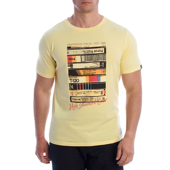 Heren Korte Mouwen Graphic Katoenen T-Shirt HS24MTS24 - Image 1