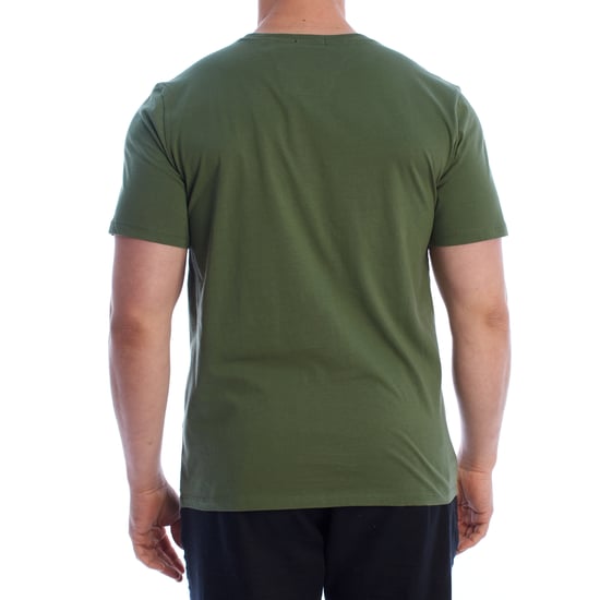 Herrars kortärmad t-shirt i bomull med logga HS24MTS02 - Image 3
