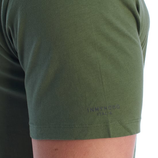 Herrars kortärmad t-shirt i bomull med logga HS24MTS02 - Image 4