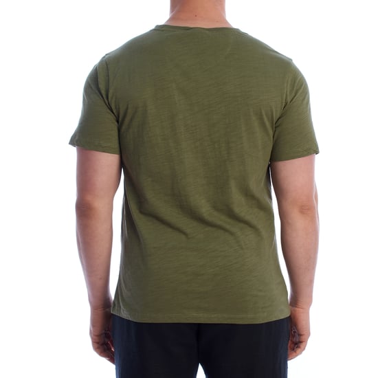 Herr T-shirt med kort ärm och grafik i bomull HS24MTS17 - Image 3