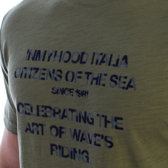 Herr T-shirt med kort ärm och grafik i bomull HS24MTS17 - Image 4