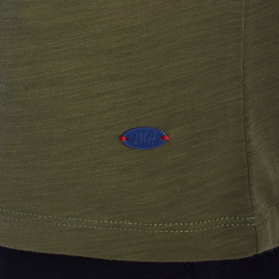 Herr T-shirt med kort ärm och grafik i bomull HS24MTS17 - Image 5
