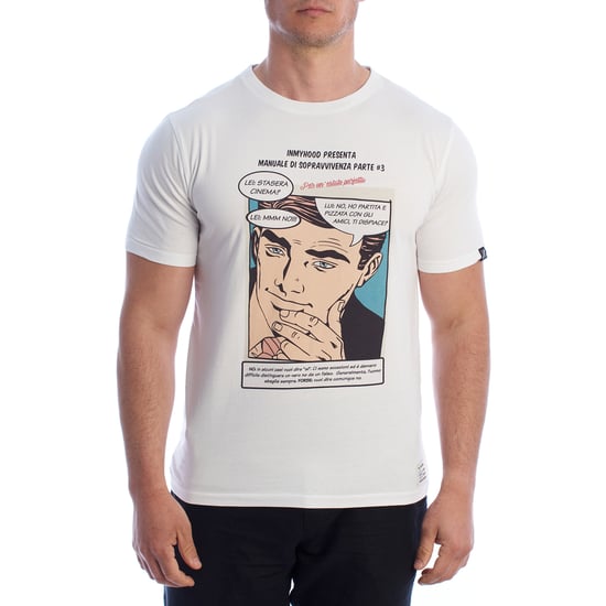 Heren Katoenen T-shirt met Korte Mouwen Comics HS24MTS21-C - Image 1