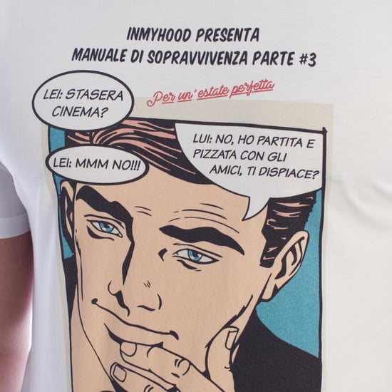 Heren Katoenen T-shirt met Korte Mouwen Comics HS24MTS21-C - Image 2