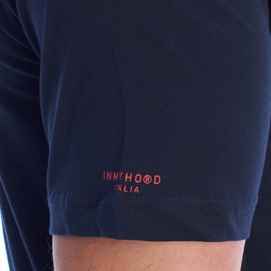 Herrars kortärmad Henley T-shirt HS24MTS09 - Image 4