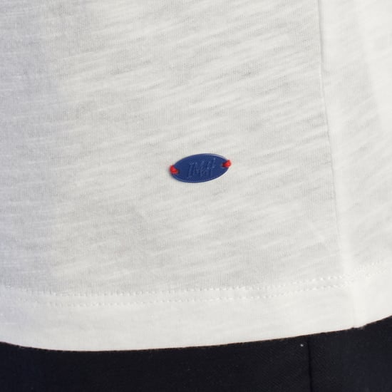 Herr T-shirt med kort ärm i grafiskt bomull HS24MTS17 - Image 5