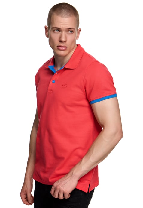 Contrast Polo Piqué Shirt Normale Pasvorm - Image 4