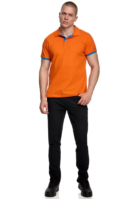 Contrast Polo Piqué Shirt Normale Pasvorm - Image 1
