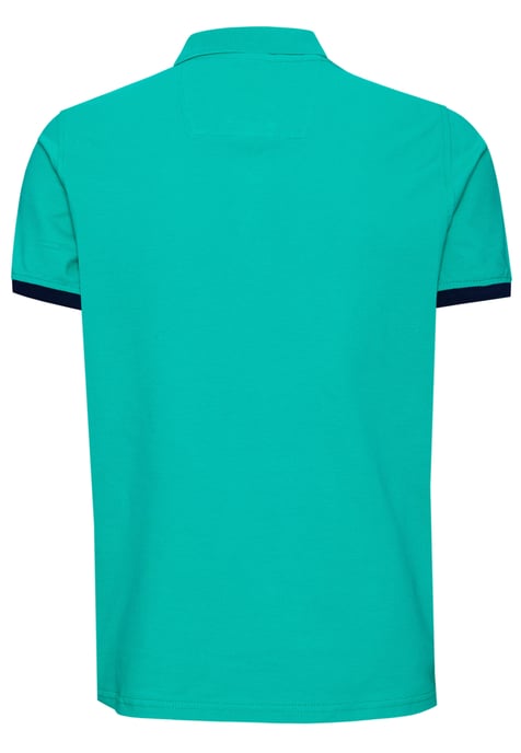 Contrast Polo Piqué Shirt Normale Pasvorm - Image 2