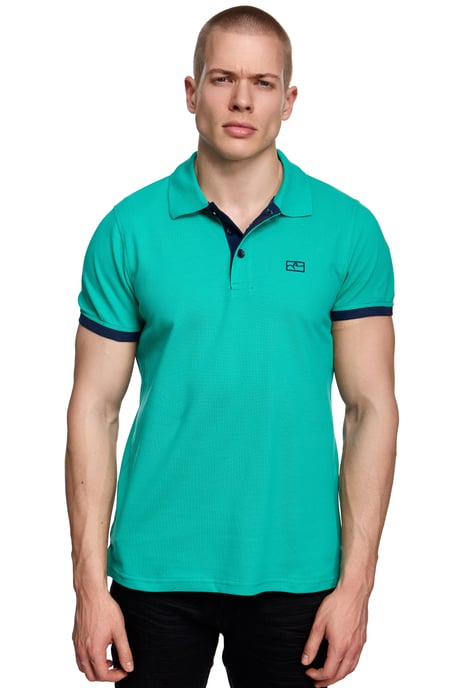 Contrast Polo Piqué Shirt Normale Pasvorm - Image 4