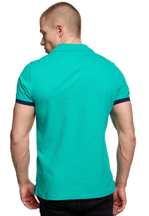 Contrast Polo Piqué Shirt Normale Pasvorm - Image 6