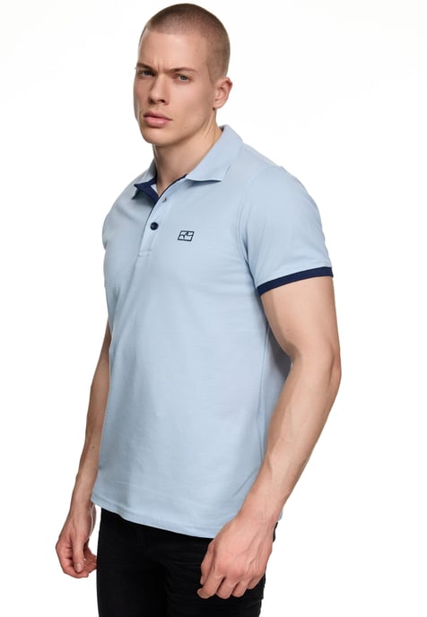 Contrast Polo Piqué Shirt Normale Pasvorm - Image 4