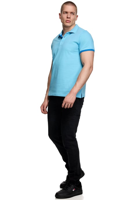 Contrast Polo Piqué Shirt Normale Pasvorm - Image 1