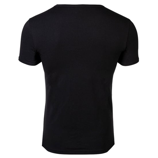 Versace Short Sleeves V Neck Jersey Topeka Bi-Stretch Cotton Organic New Logo T-Shirt - Image 2