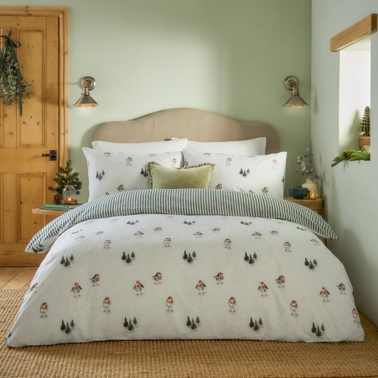 Wylder Nature Robin's Return Brushed Cotton Duvet Set - Image 1