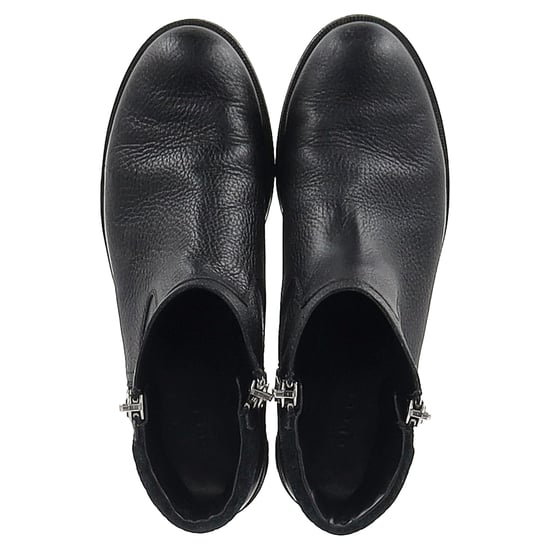 Gucci Micro GG Zipped Ankle Boots in Black Leather - Image 3
