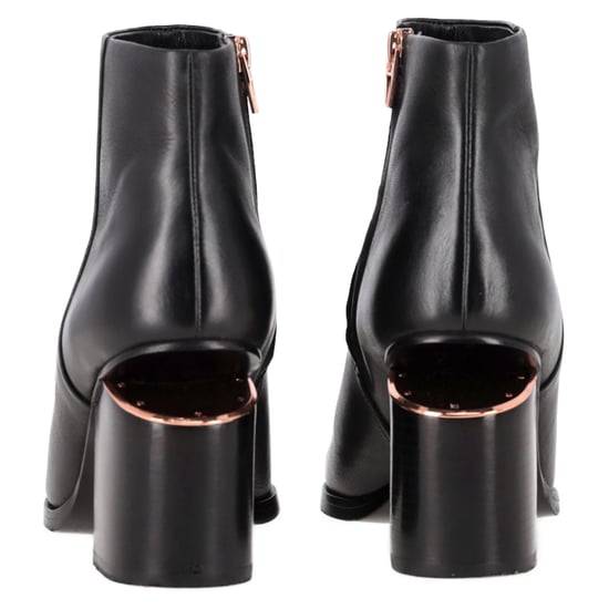 Alexander Wang Gabi Ankelskor i Svart Läder - Image 5