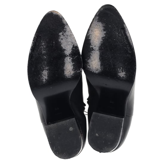 Alexander Wang Gabi Ankelskor i Svart Läder - Image 6