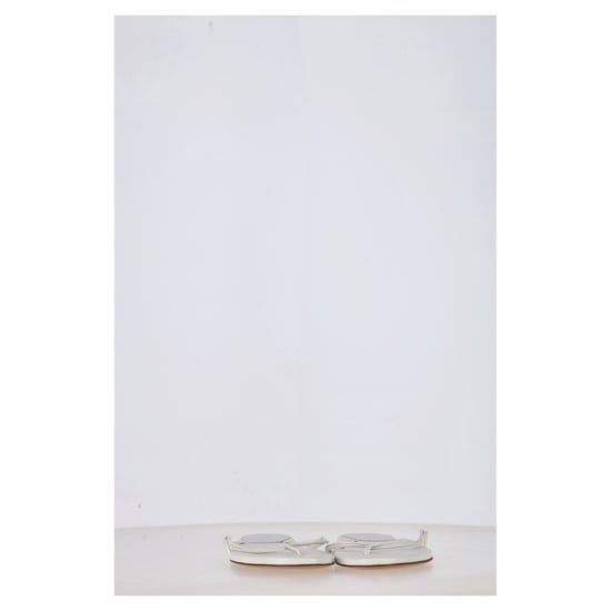 Gabriela Hearst Flip Flop Sandals in White Leather - Image 2