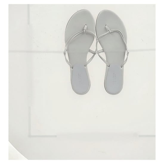 Gabriela Hearst Flip Flop Sandals in White Leather - Image 4