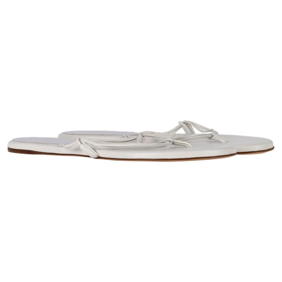 Gabriela Hearst Flip Flop Sandals in White Leather - Image 5