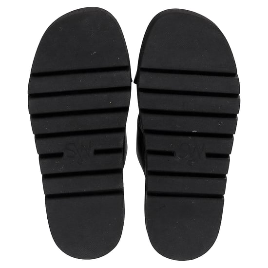 Stuart Weitzman Elodie Slide Sandals in Black Leather - Image 6