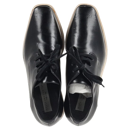 Stella McCartney Elyse Platform Derby Sneakers in Black Faux Leather - Image 4