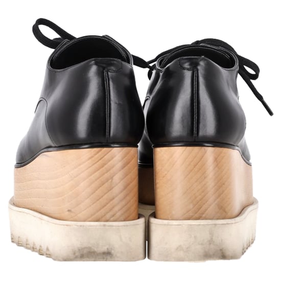 Stella McCartney Elyse Platform Derby Sneakers in Black Faux Leather - Image 5