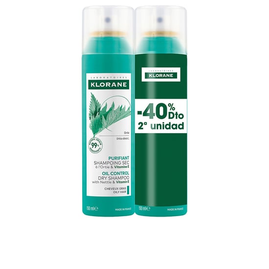 A La Ortiga Sebum-regulerende Droogshampoo Voor Vettig Haar Pack 2 X 150 ml - Image 1