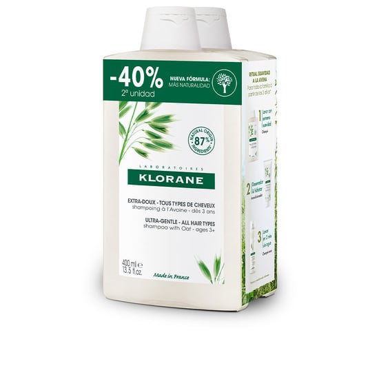 A La Leche De Avena Extra Zachte Shampoo Duo 2 X 400 ml - Image 1