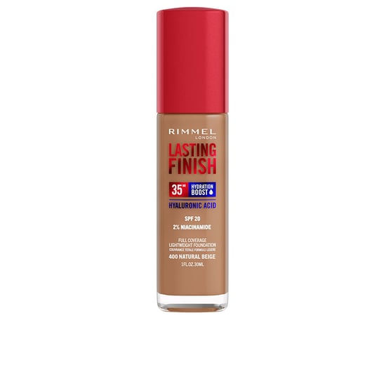 Långvarig Finish Hydrering Boost Spf20 #400-naturlig Beige 30 ml - Image 1