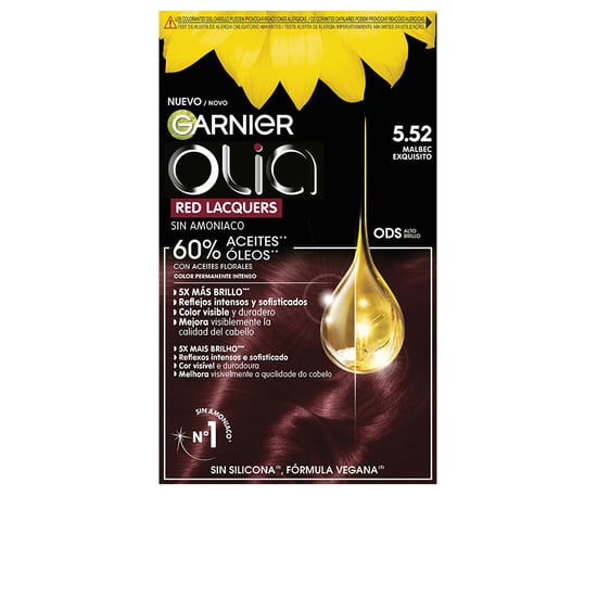 Olia Rood Lakverf Permanente Kleur #5.52-malbec Exquisito - Image 1
