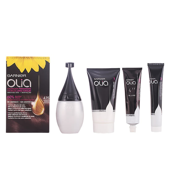 Olia Permanente Kleur #4,15 Chocolade Set 4 stuks - Image 1