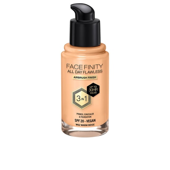 Facefinity All Day Flawless 3 i 1 Foundation #w62-varm Beige 30 ml - Image 1