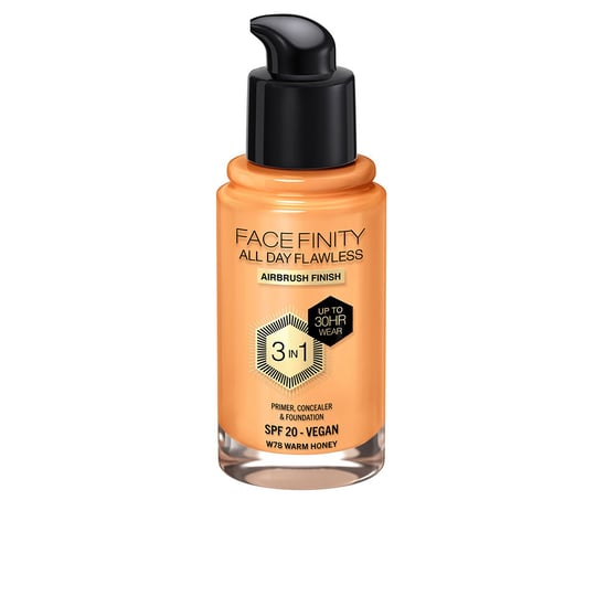 Facefinity All Day Flawless 3 In 1 Foundation #w78-warm Honey 30 ml - Image 1