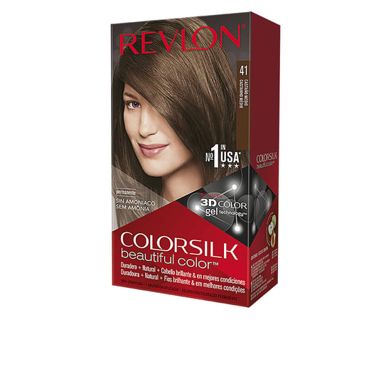 Colorsilk Haarverf #41-middentint Kastanje - Image 1