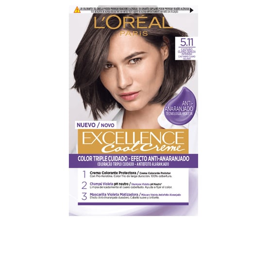 Excellence Cool Dye #5.11-licht Intense Asbruin 192 ml - Image 1