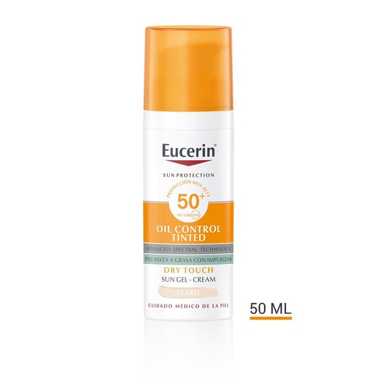 Zonnebescherming Olie Controle Droge Aanraak Gel-crème Kleur Spf50+ #licht 50 ml - Image 1