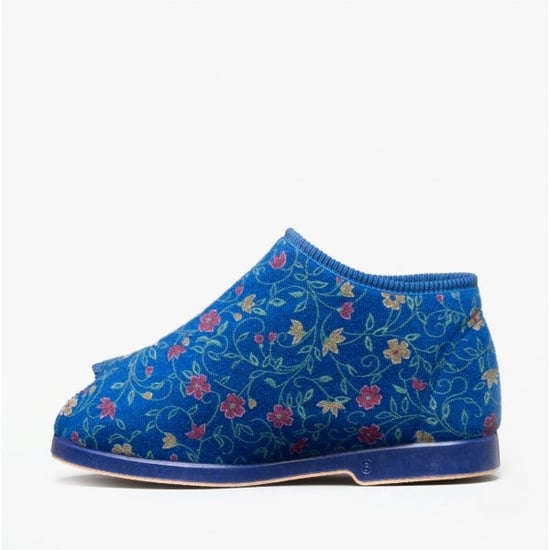 GBS RHONA Womens Boot Slippers Blue - Image 6