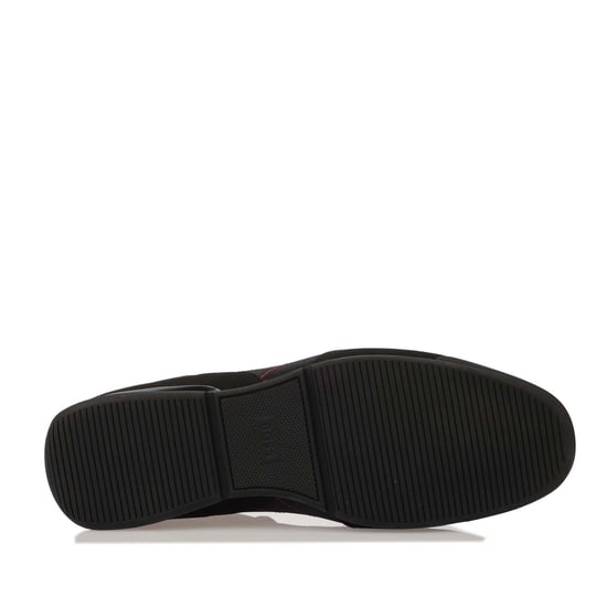 Men's Boss Saturn Low Trainers in Black - Image 4