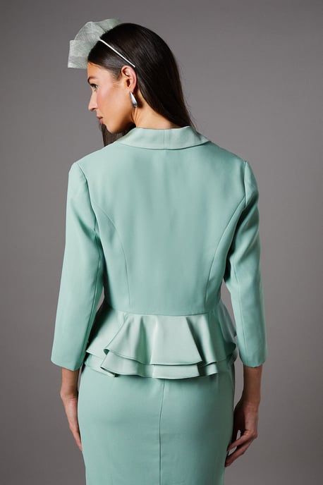 Coast Womens Jacket Beige Polyester Button Crepe Regular - Image 4