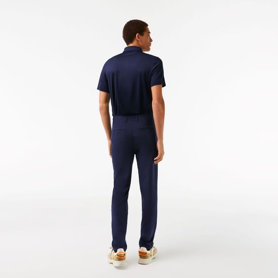 Men's Lacoste Sport Stretch Golf Chinos in Blue - Image 2