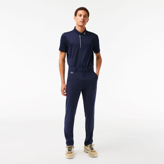 Men's Lacoste Sport Stretch Golf Chinos in Blue - Image 3